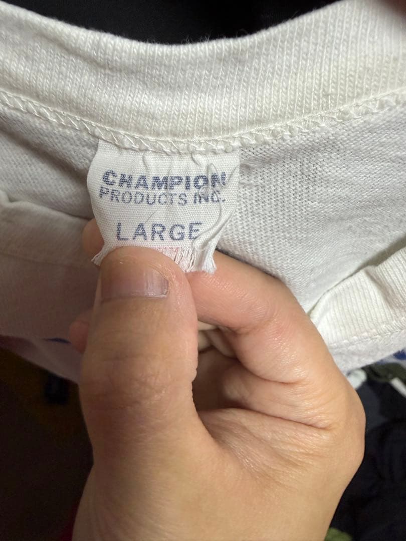 60〜70s Championプロダクツタグ　ヴィンテージTシャツ