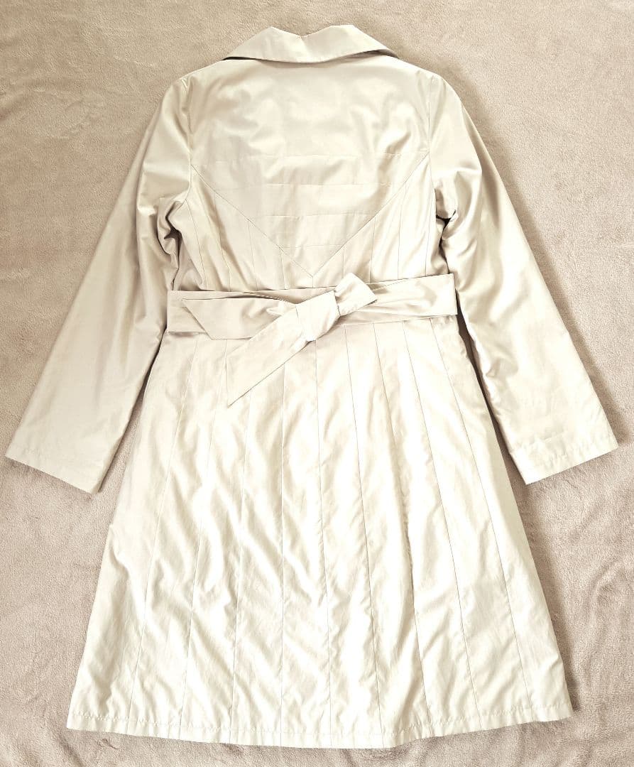 新品sybillaシビラL ベージュスプリングコート 花柄ライナーベルト付き美品