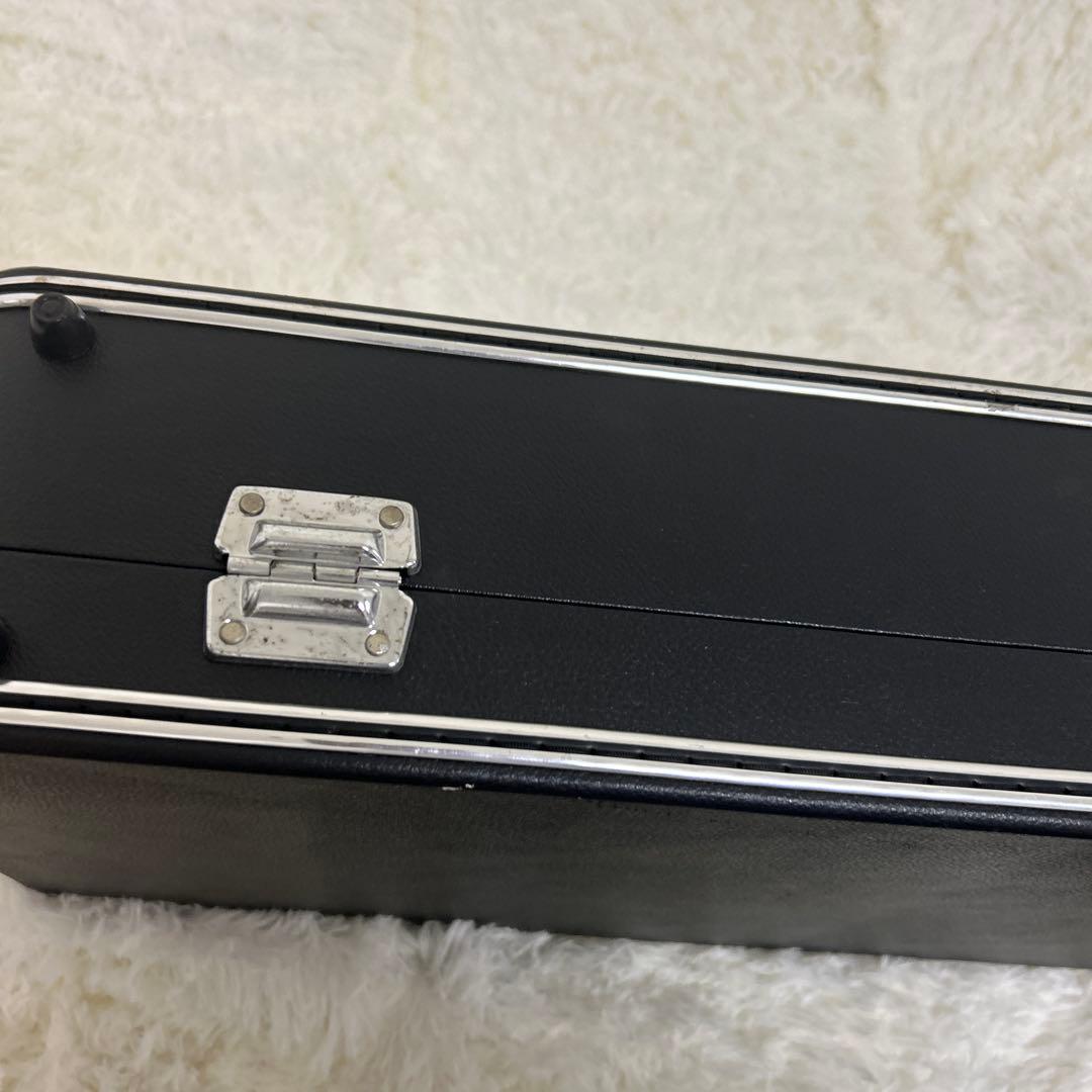 尺八　８本収納　キャリングケース　レザー　ハードケース
