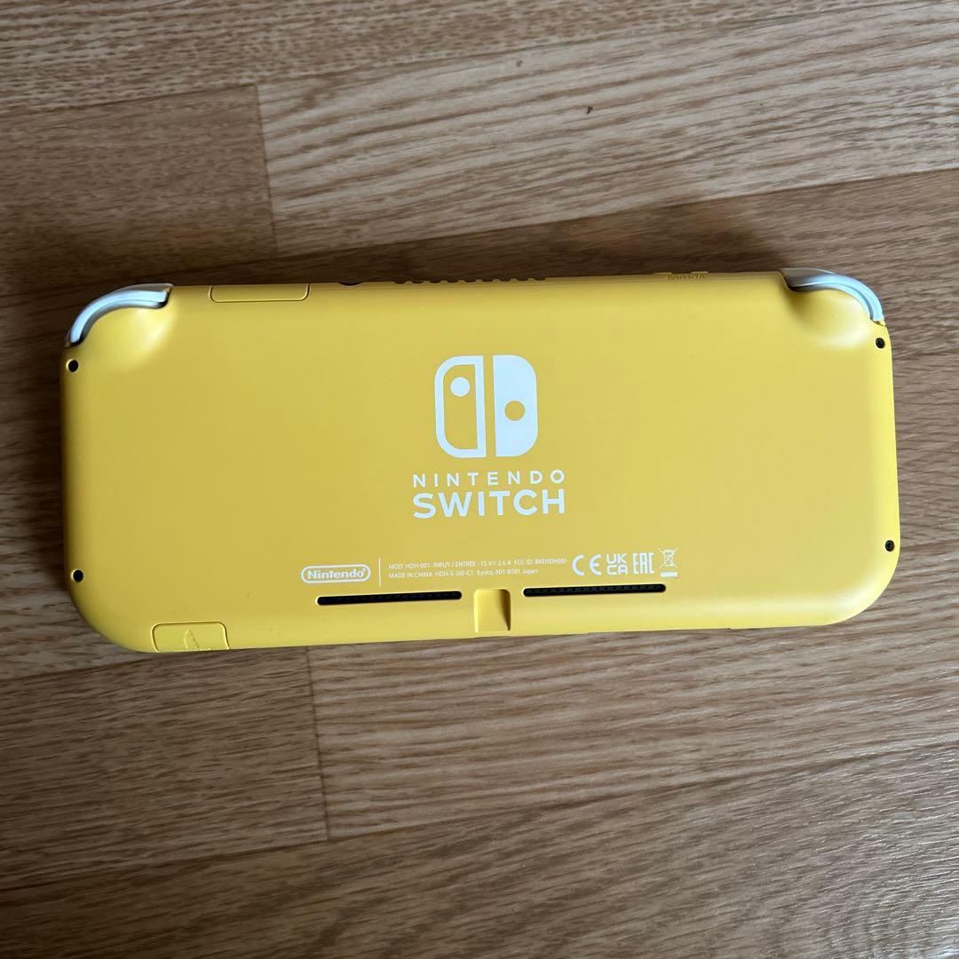 Nintendo Switch lite/イエロー/本体/充電器/あつ森カセット