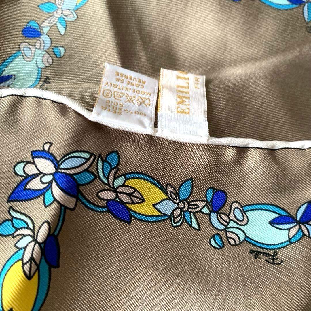 新品Emilio Pucci エミリオプッチ　シルクスカーフ
