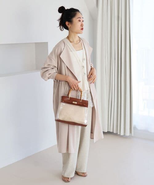 le.coeur blancタンブラーオックスノーカラーコート美品　17600円