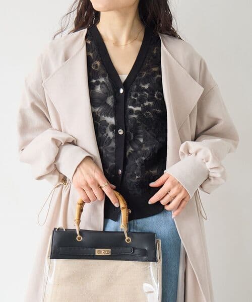 le.coeur blancタンブラーオックスノーカラーコート美品　17600円