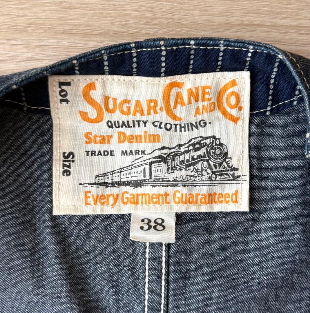 Sugar Cane シュガーケーン ワークベスト ウォバッシュ 38