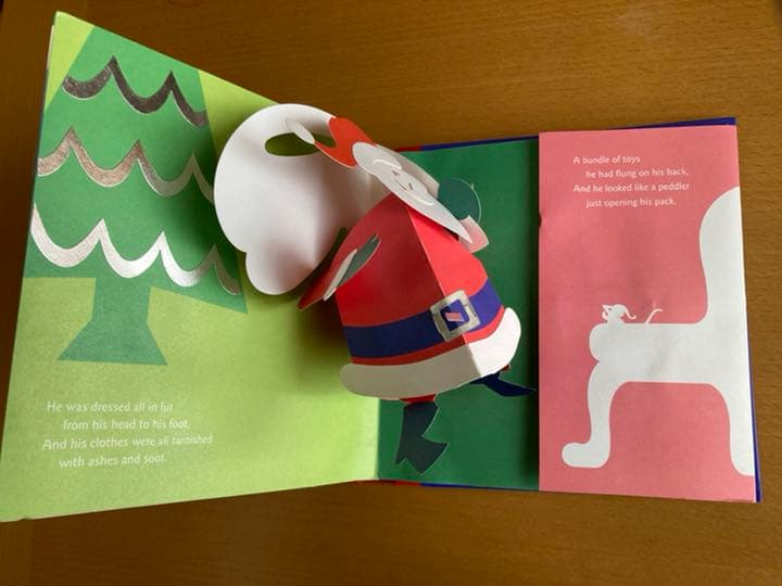 新品 The Night Before Christmas クリスマスしかけ洋書