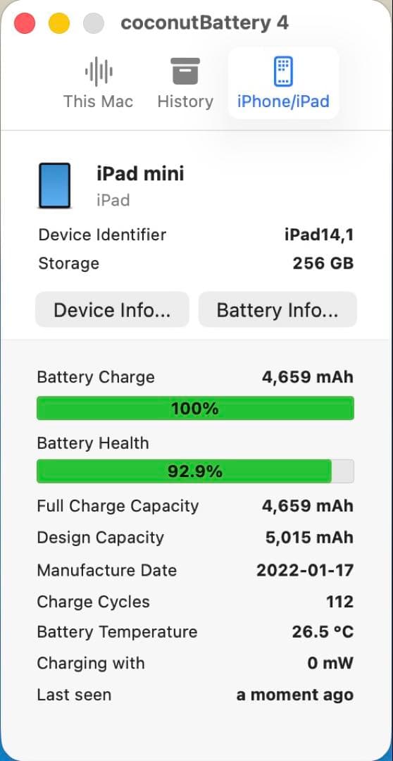 美品 iPad mini 第６世代 256GB Wi-Fi スペースグレー