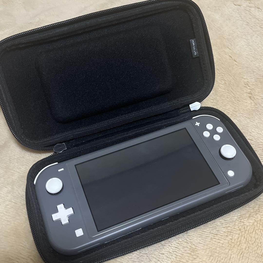 Nintendo Switch Lite グレー 本体 充電器付き　動作確認済み