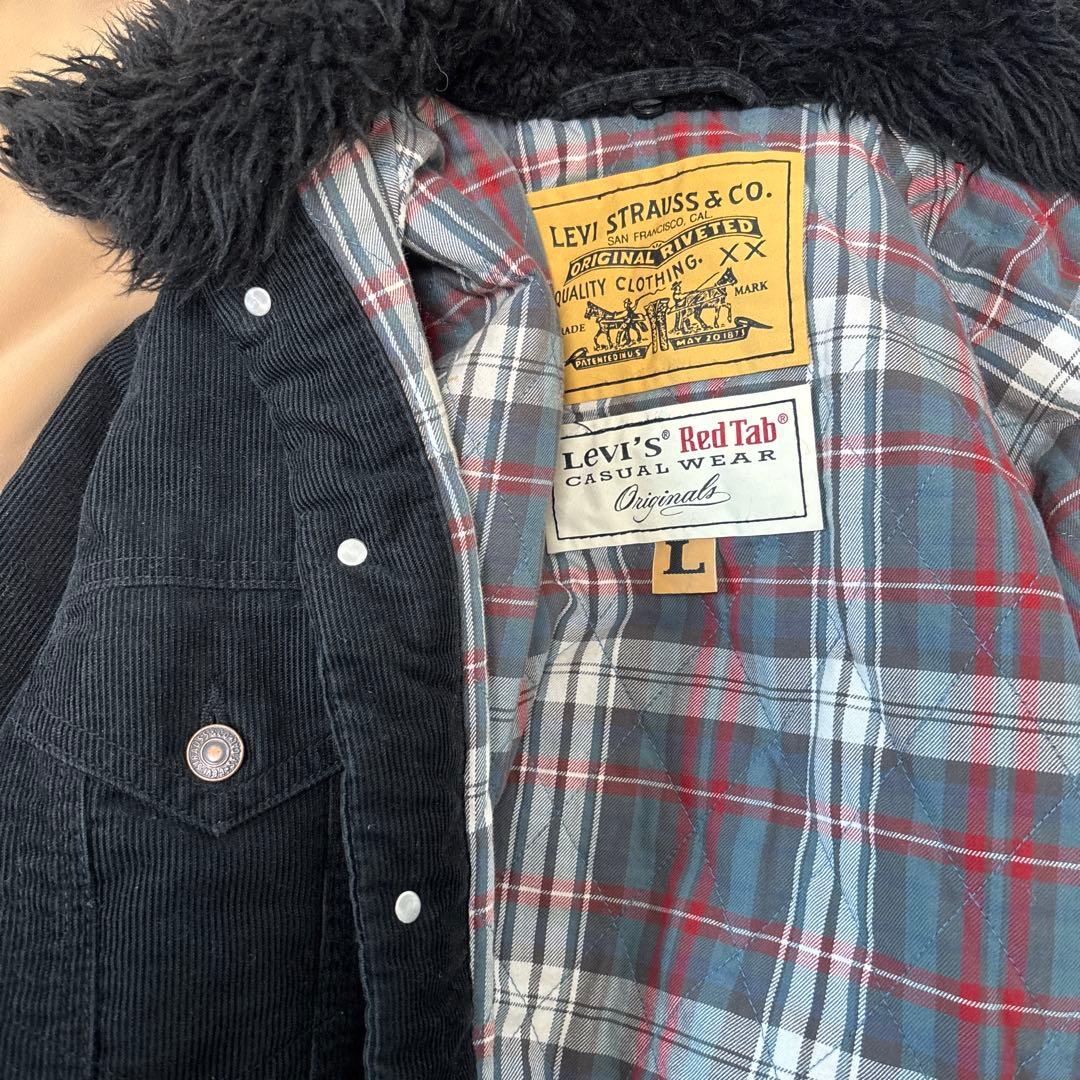 リーバイス コーデュロイ ジャケット Lブラック Levi’s