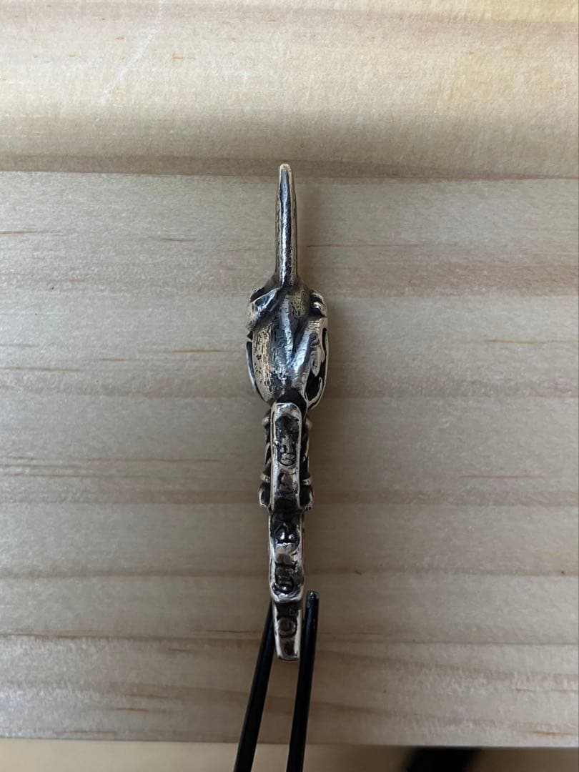 CHROME HEARTS ダガーハート シルバーペンダントトップ