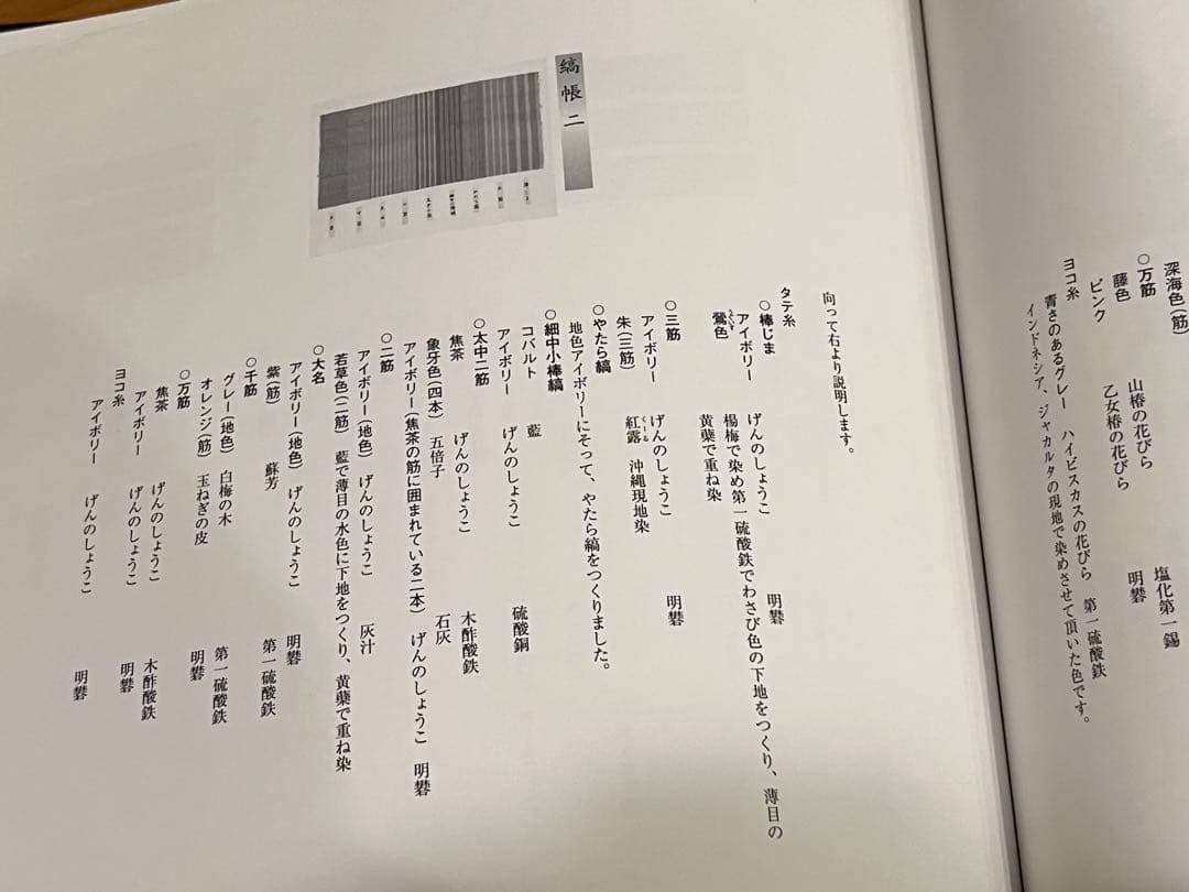 草木染め 手織り紬　高橋富葉作品集