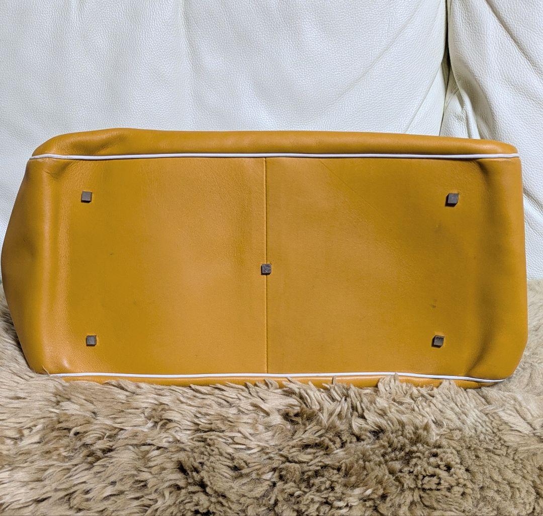 【超レア】BALLY バリー ボストンバッグ 本革 マスタード