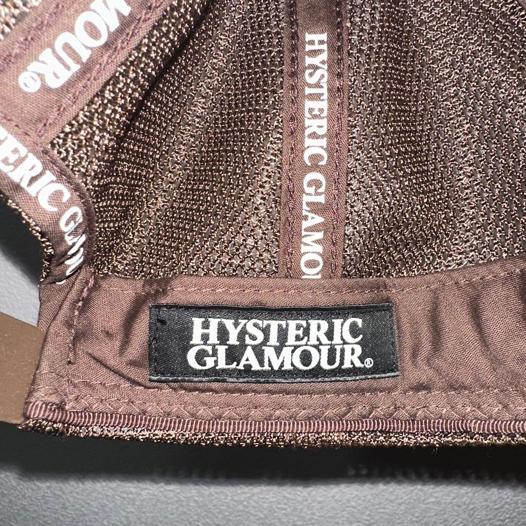 HYSTERIC GLAMOUR ブラウンキャップ メッシュキャップ