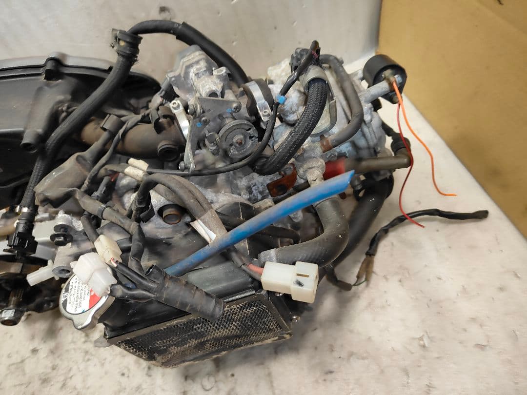 走行7300㌔ SA39J ジョグZRエンジン 駆動系無し