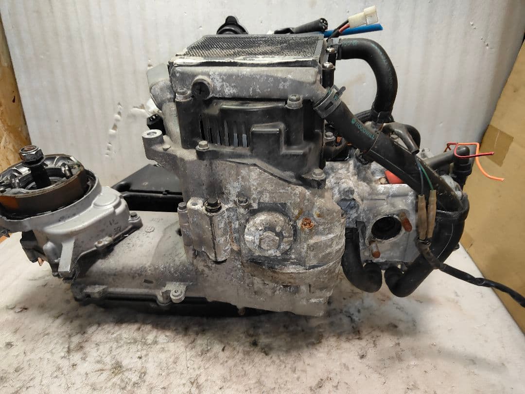 走行7300㌔ SA39J ジョグZRエンジン 駆動系無し