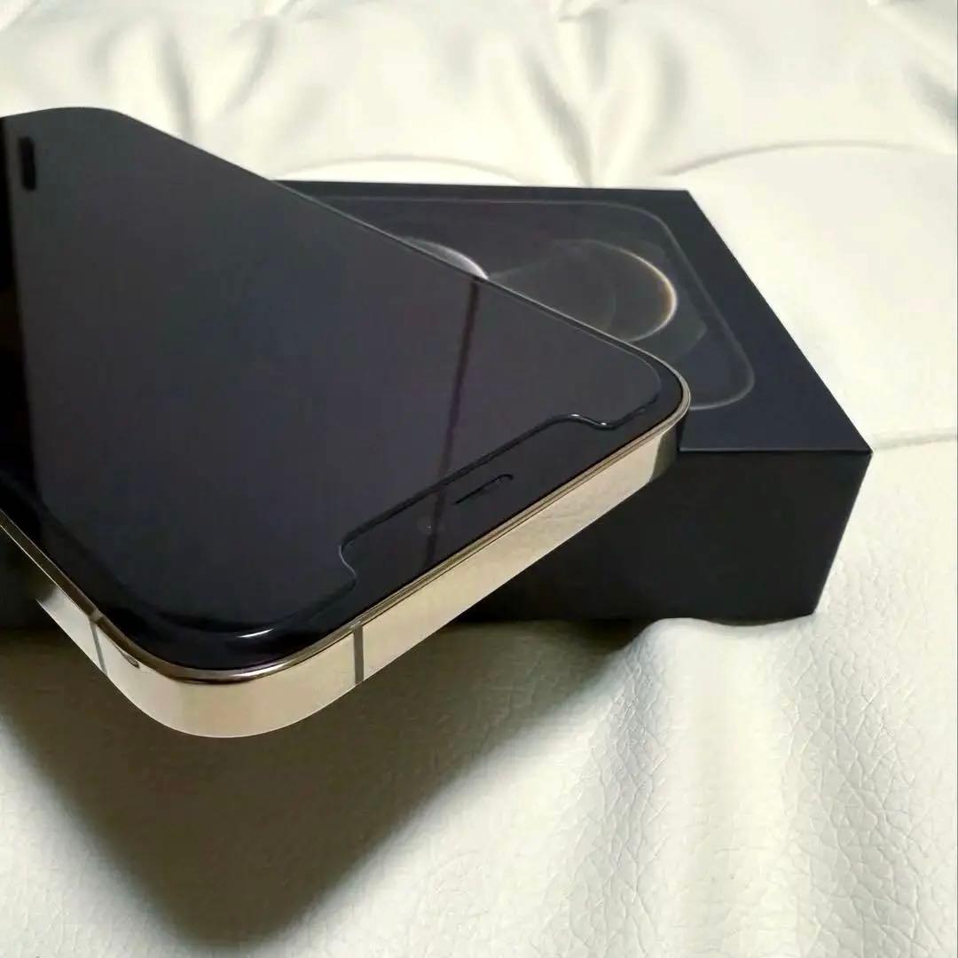 【極美品】iPhone 12 pro ゴールド 256GB 正規箱付き 傷無し