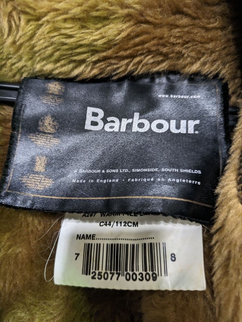 は*竜様 Barbour BEDALE C44/112CM ライナー付き