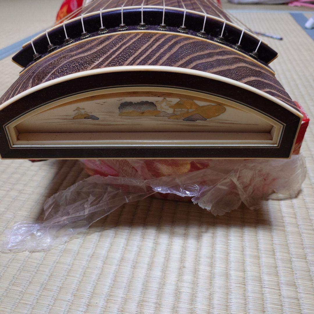 木製 13弦 筝 ダークブラウン