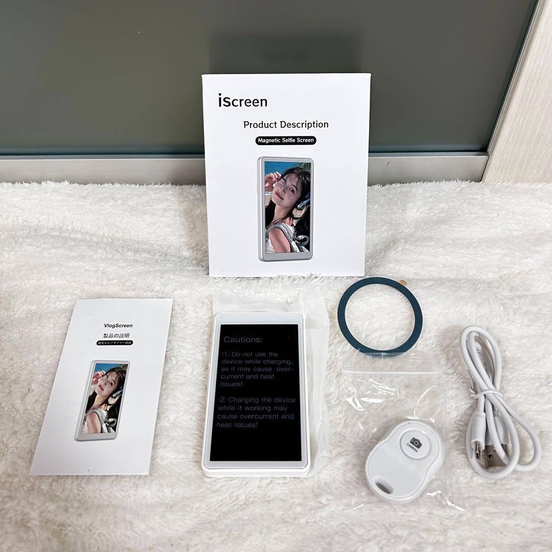 JEVDES iPhone 自撮りモニター 4K セルフィーモニター 自撮り