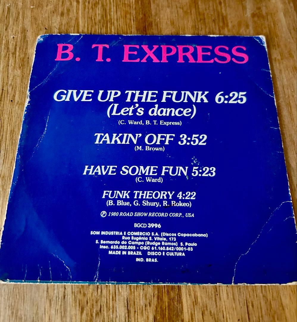 B.T. Express – 1980（7inch ブラジル盤オリジナル）