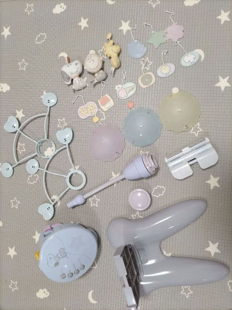 【箱・説明書付き】スヌーピー　やわらかガラガラメリープレミアム