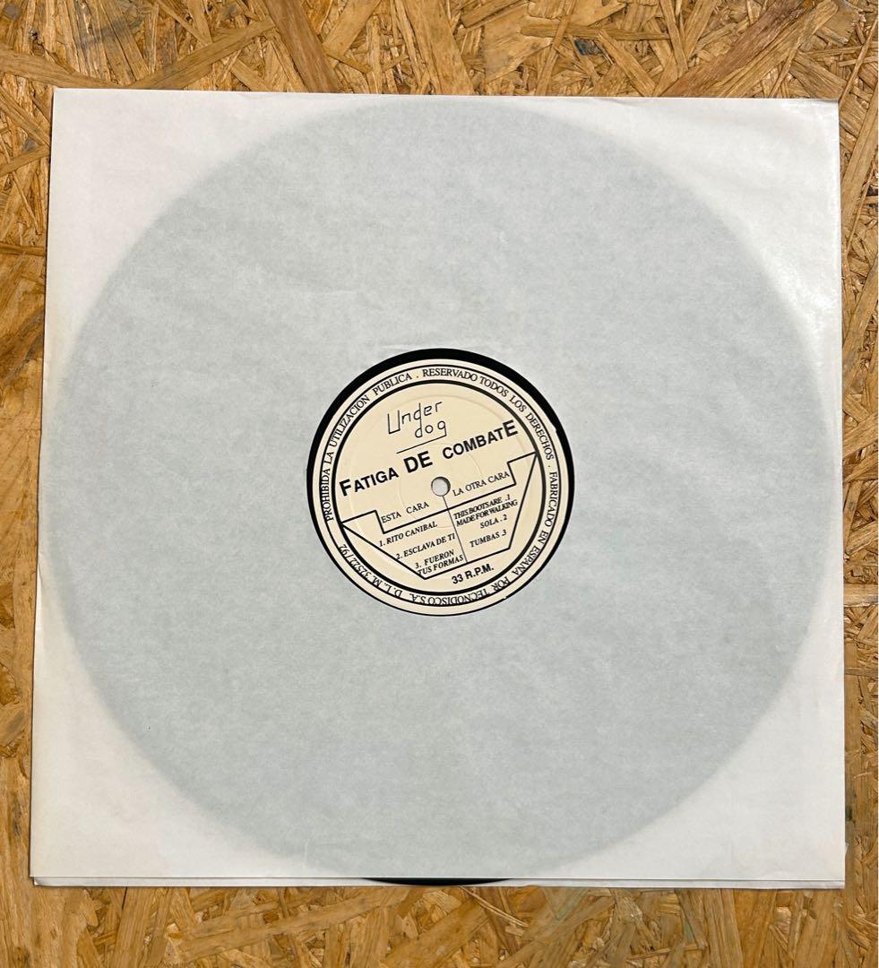 Fatiga de Combate レア スペイン産サイコビリー LP レコード