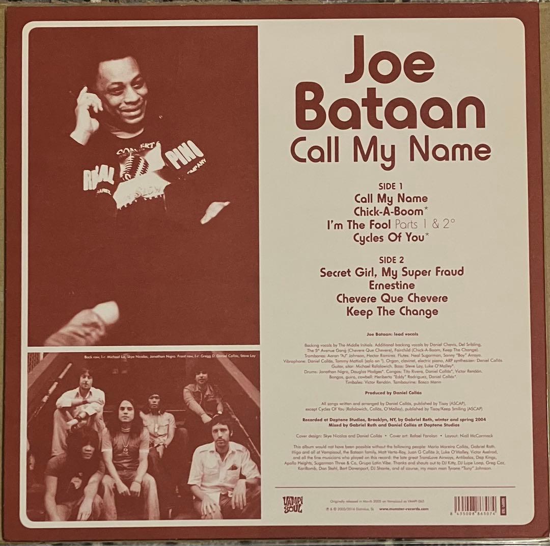 Joe Bataan -Call My Name 美品