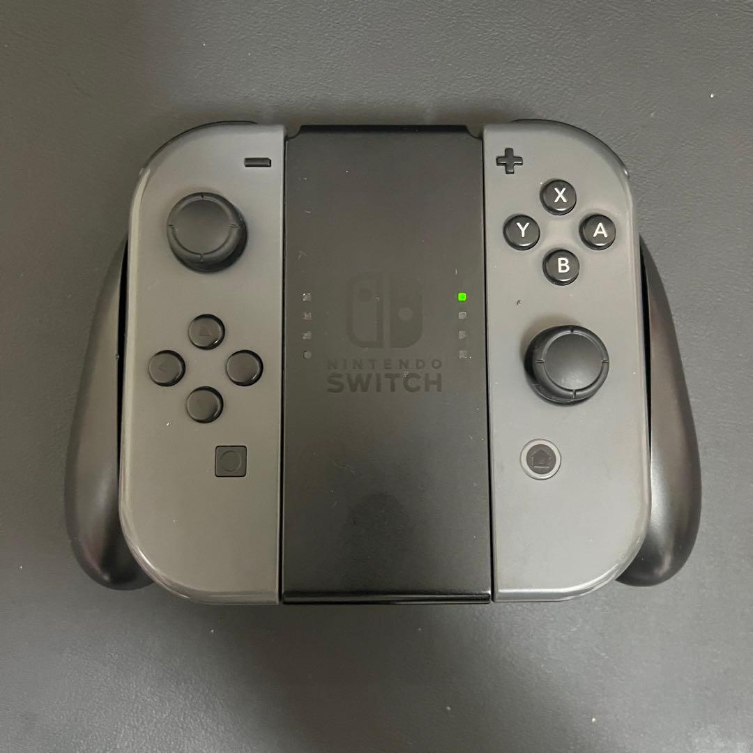 【新品スティック交換済/バッテリー強化版】Switch 本体 グレー　任天堂