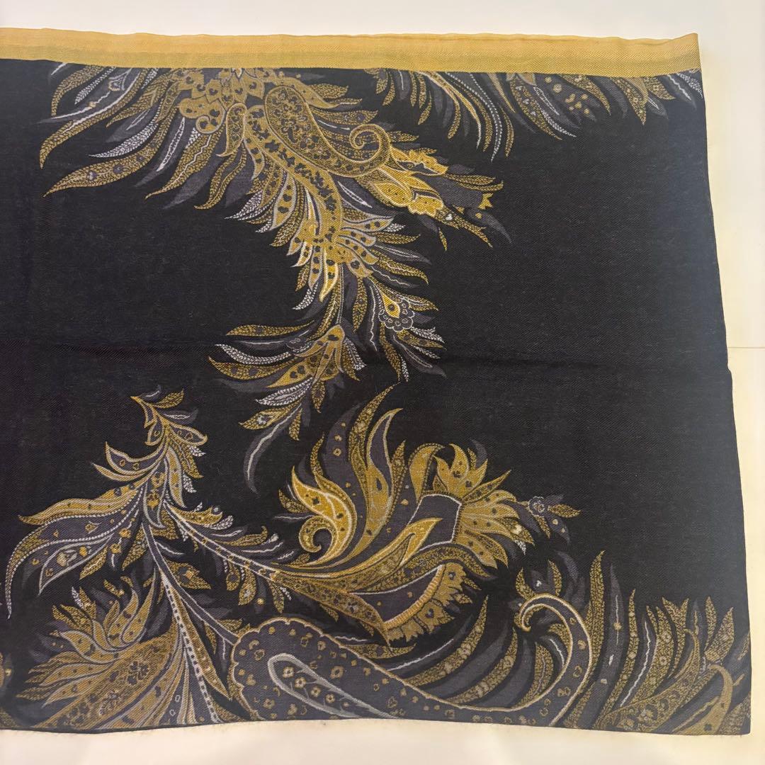 ETRO エトロ ペイズリー カシミヤ100% ストール ショール