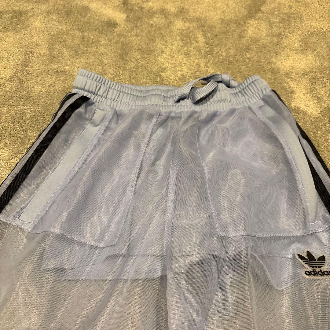 adidas オーガンジー　ジャージセットアップ