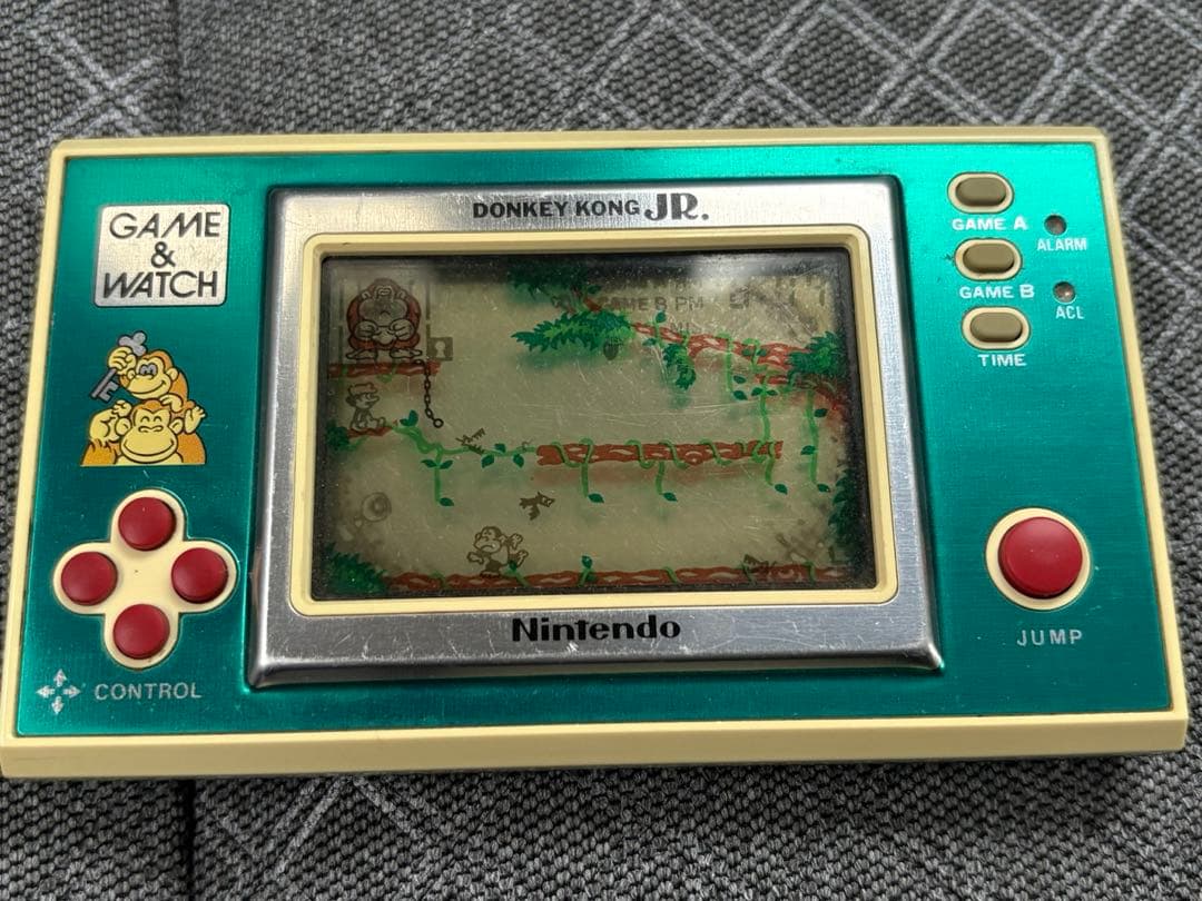 ドンキーコングJr ゲームウォッチ 動作確認済み 説明書・箱あり