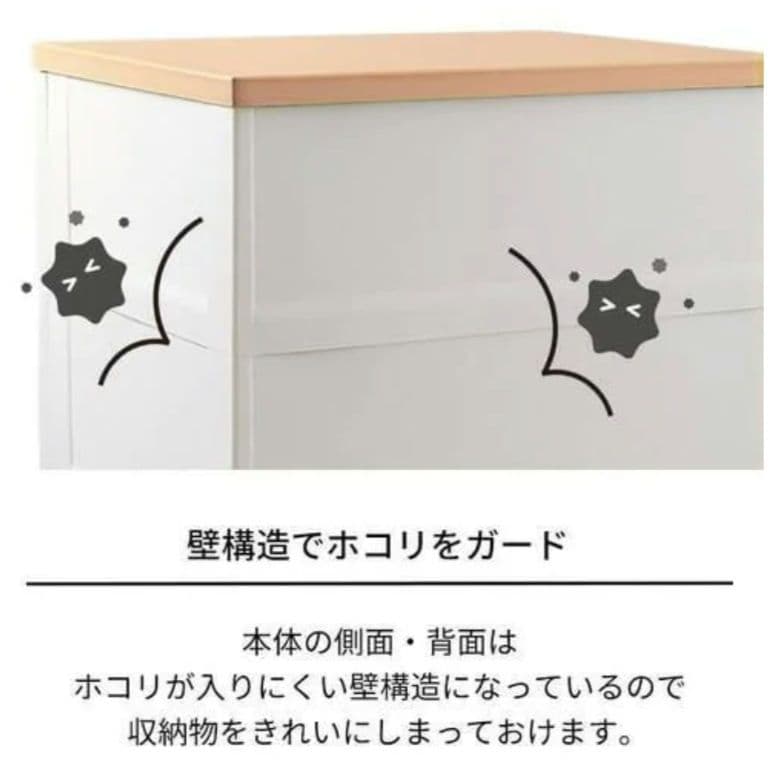 入手困難　廃盤品　Fits（フィッツ プラス） 5段 チェスト