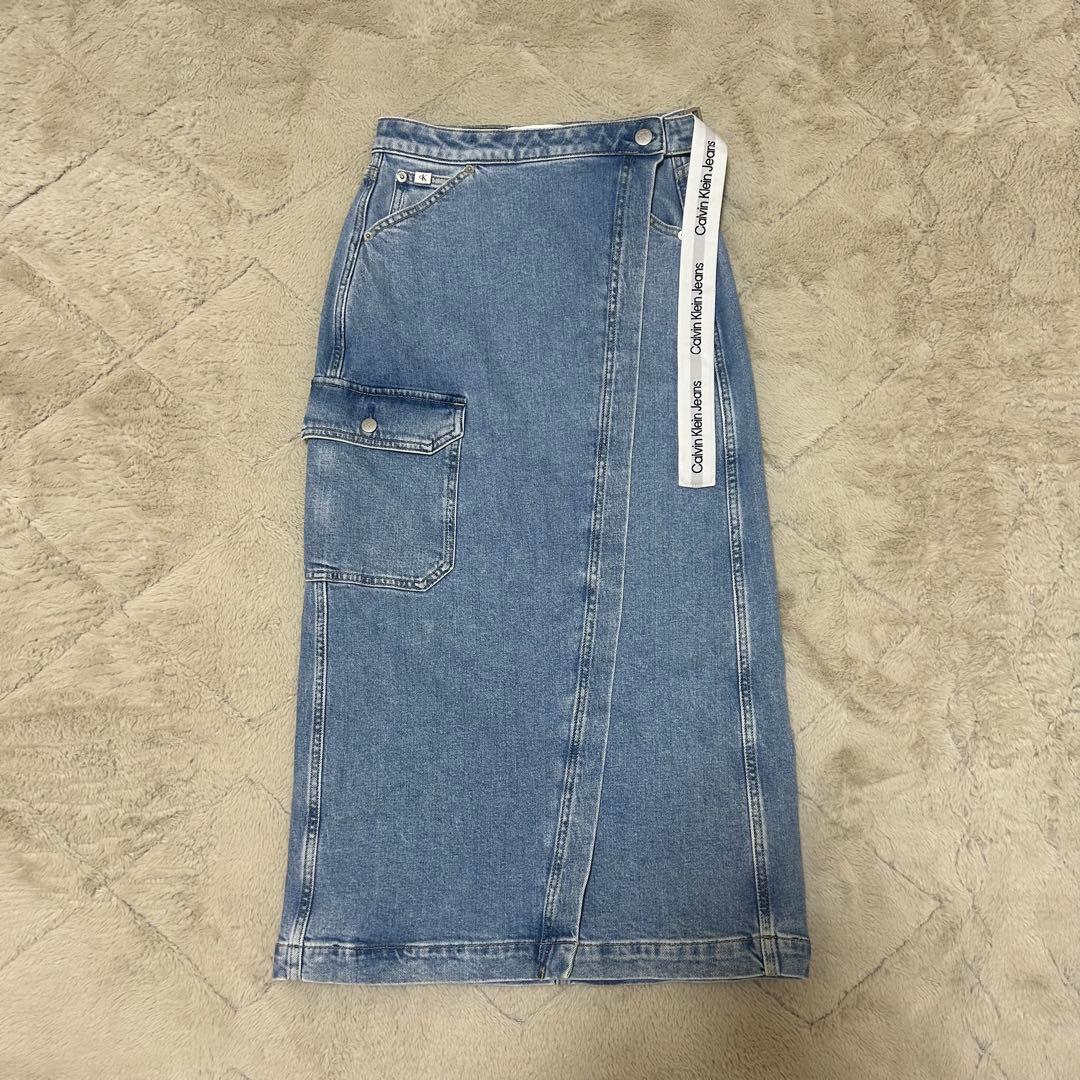 【 】デニムラップスカート