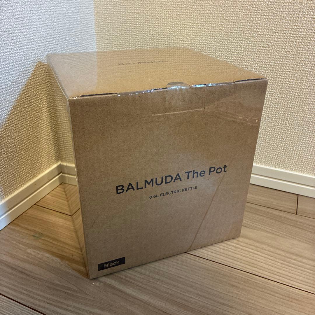 BALMUDA The Pot 電気ケトル ブラック　KPT01JP-BK
