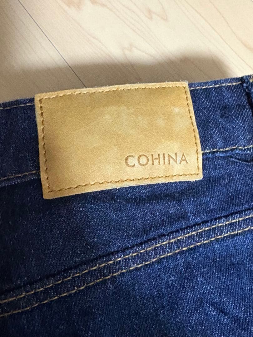 cohina KUROKI DENIM セミワイドストレート