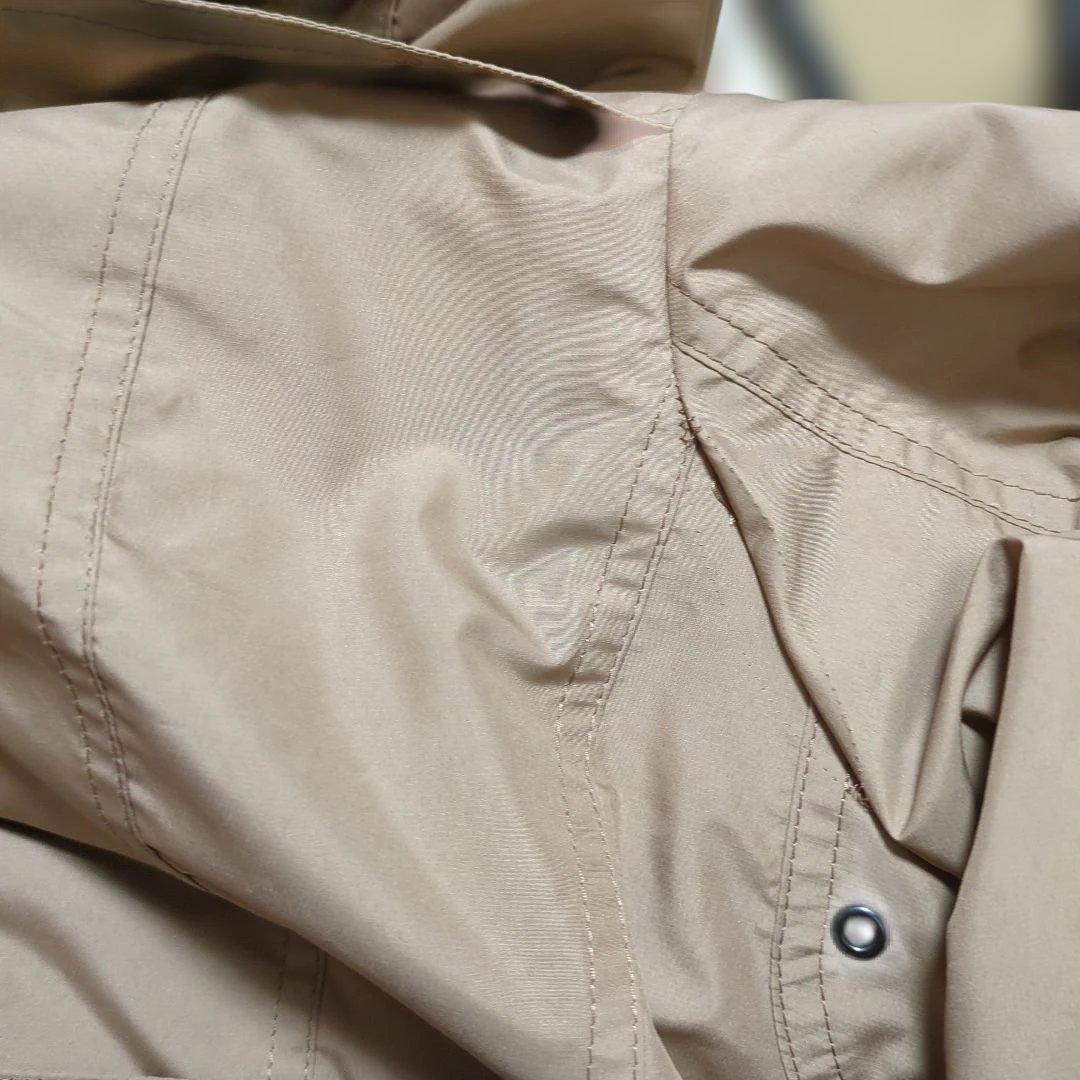 BURBERRY ベージュ トレンチコート　大きいサイズ44 ショート丈フード付