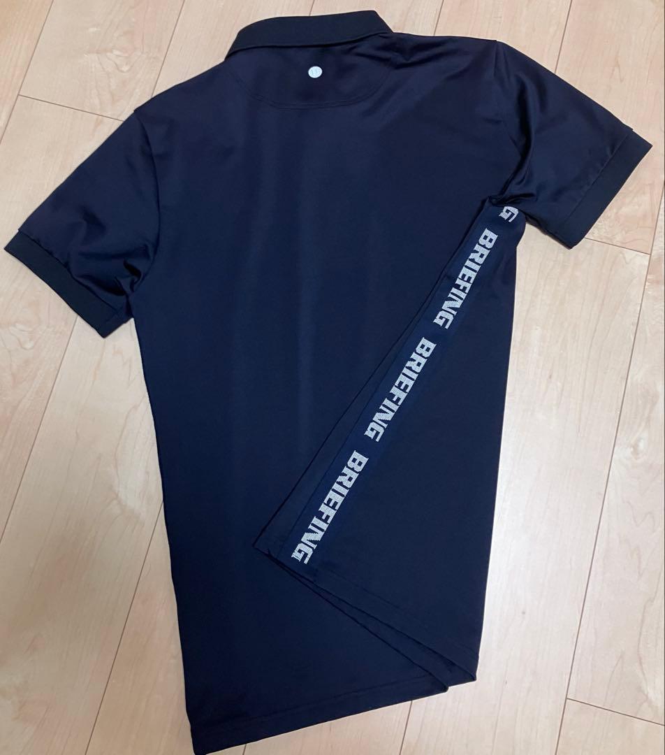 【美品】BRIEFING ブリーフィング　 ポロシャツ　ネイビー　L