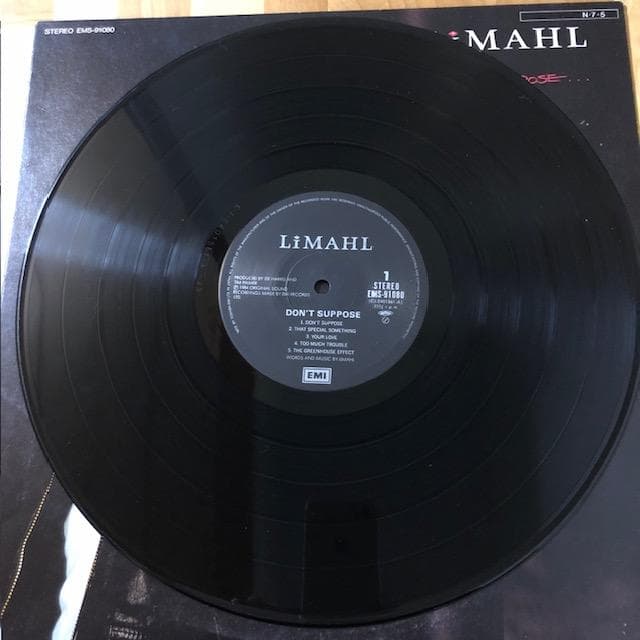洋楽 Limahl Don't Suppose EMS91080 LP / y121