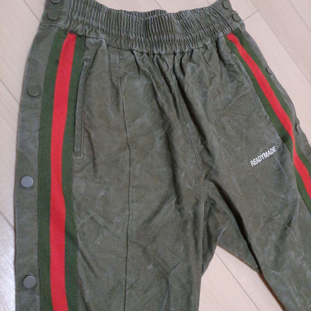 READYMADE レディメイド　SIDE SNAP TRACK PANTS