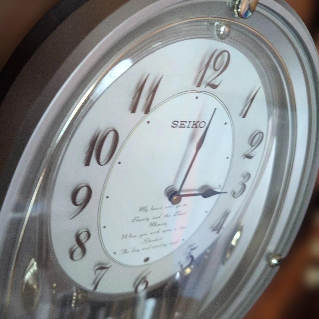 SEIKOセイコー LUEUR 壁掛け時計AM628S　オシャレ