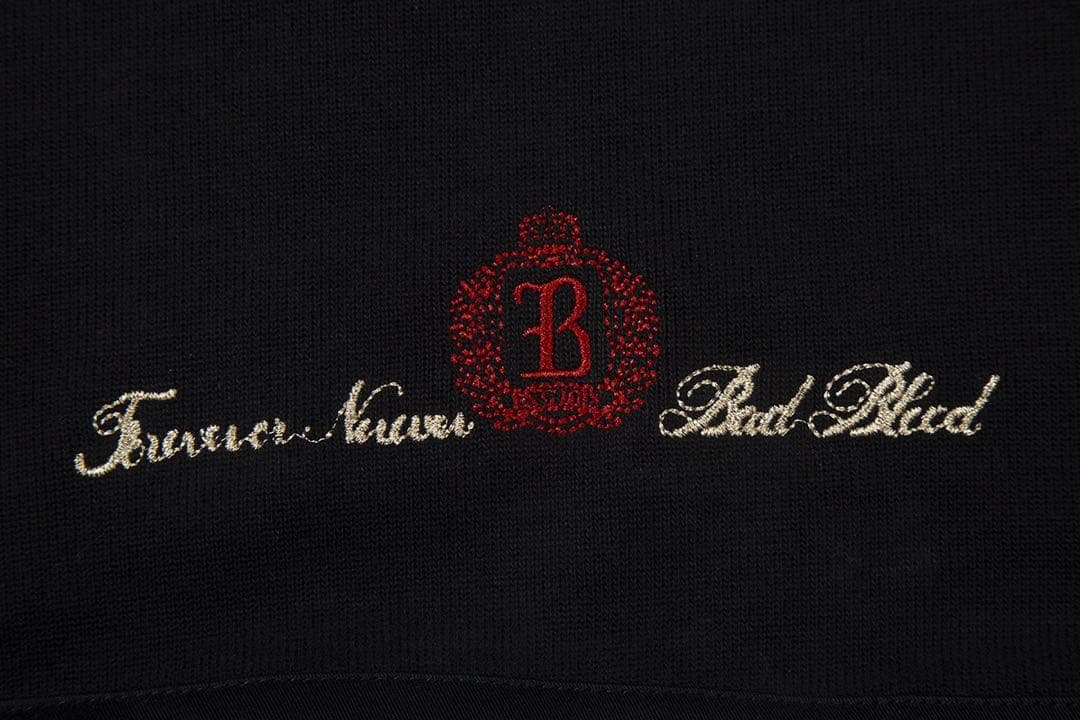 Bad Blood 黒 長袖ポロシャツ 3