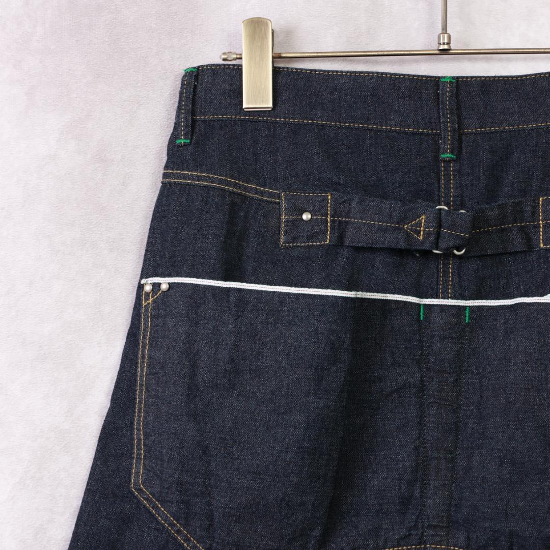 RaPPELER　デニムスカート　ネイビーブルー 秋冬 人気　XS