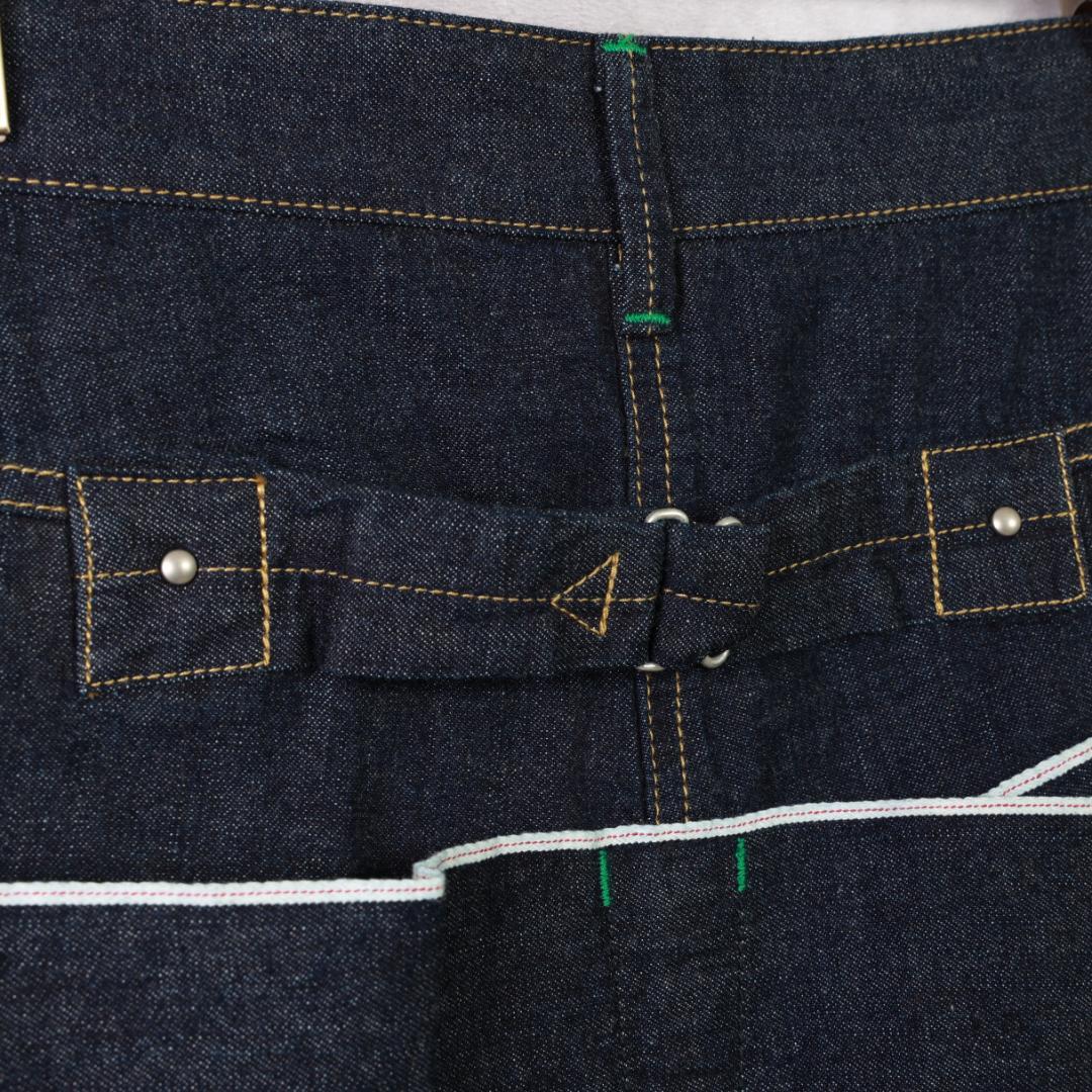 RaPPELER　デニムスカート　ネイビーブルー 秋冬 人気　XS