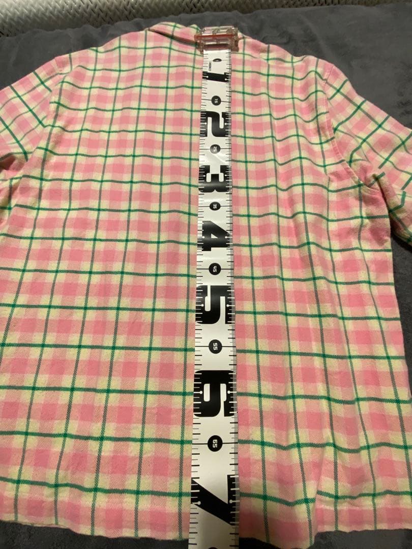 GOLF Lサイズ ピンク・グリーンチェック ジャンパー