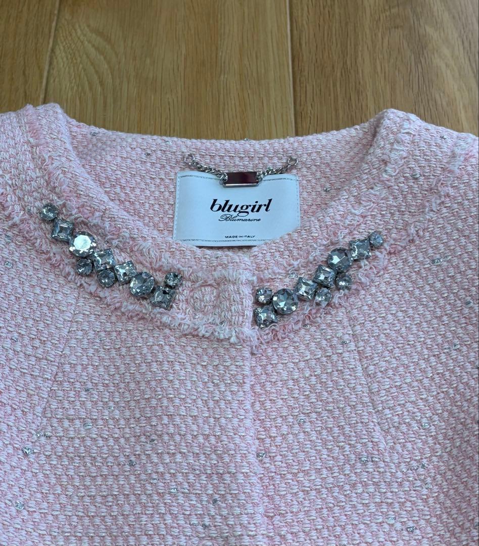 blugirl Blumarine ピンクコート S 美品　イタリア製