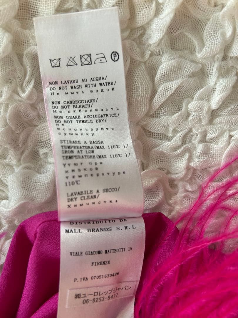 値下げ‼︎一度のみ着用‼︎ピンク好き‼︎ イタリア製イザベルブランシュ ファートップス