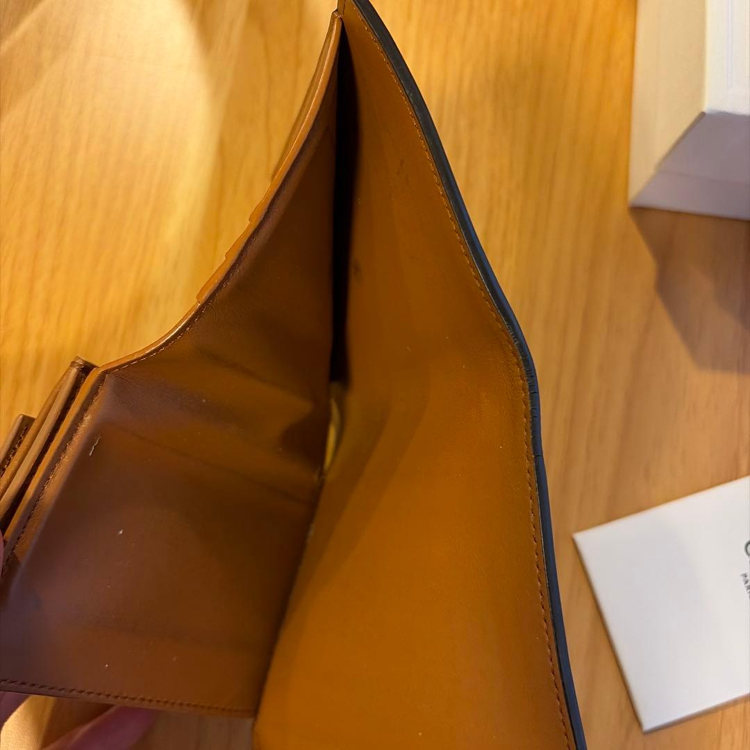 【付属品完備】CELINE トリオンフ ブラウン 三つ折り財布
