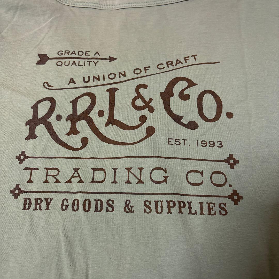 RRL オリーブグリーン Tシャツ Lサイズ