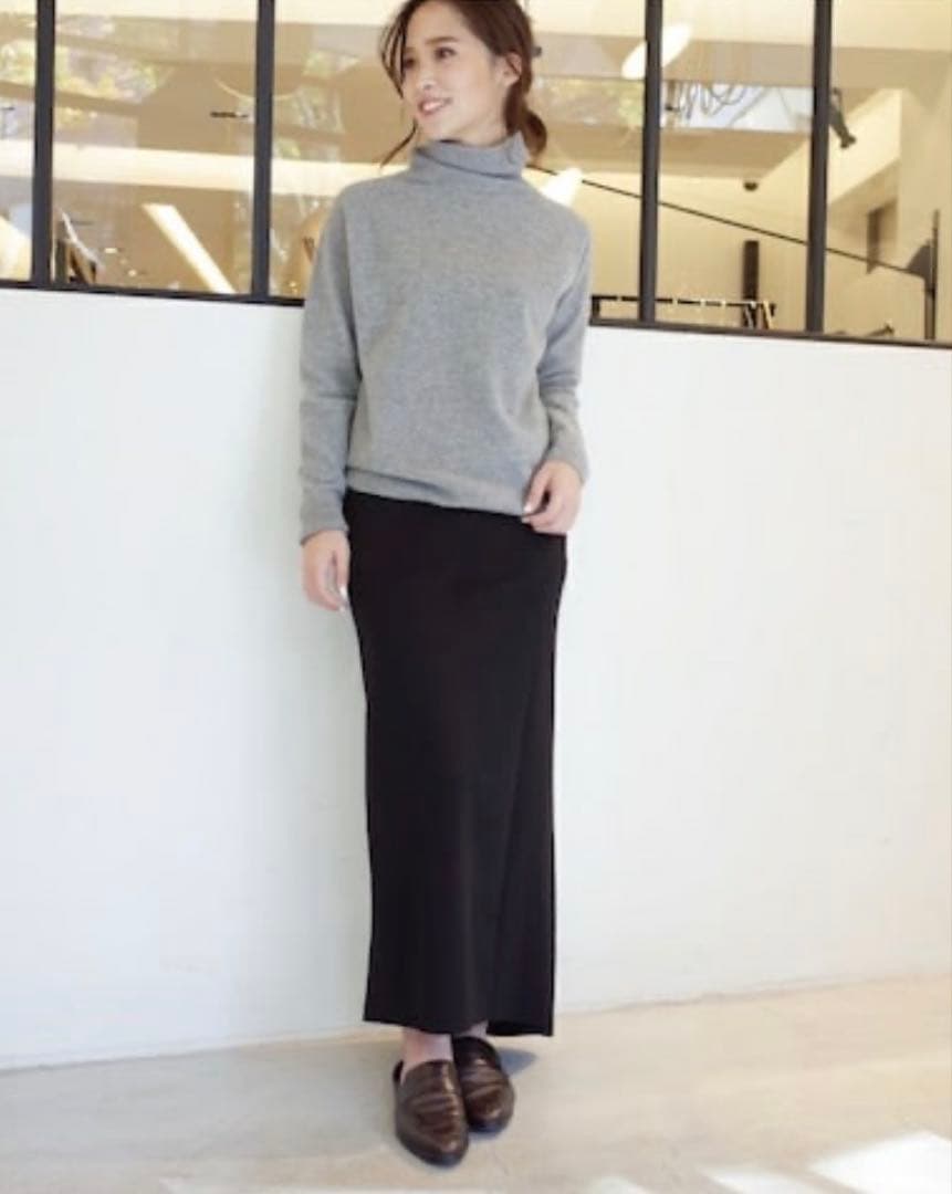 Deuxieme Classeマキシバックパネルスカート