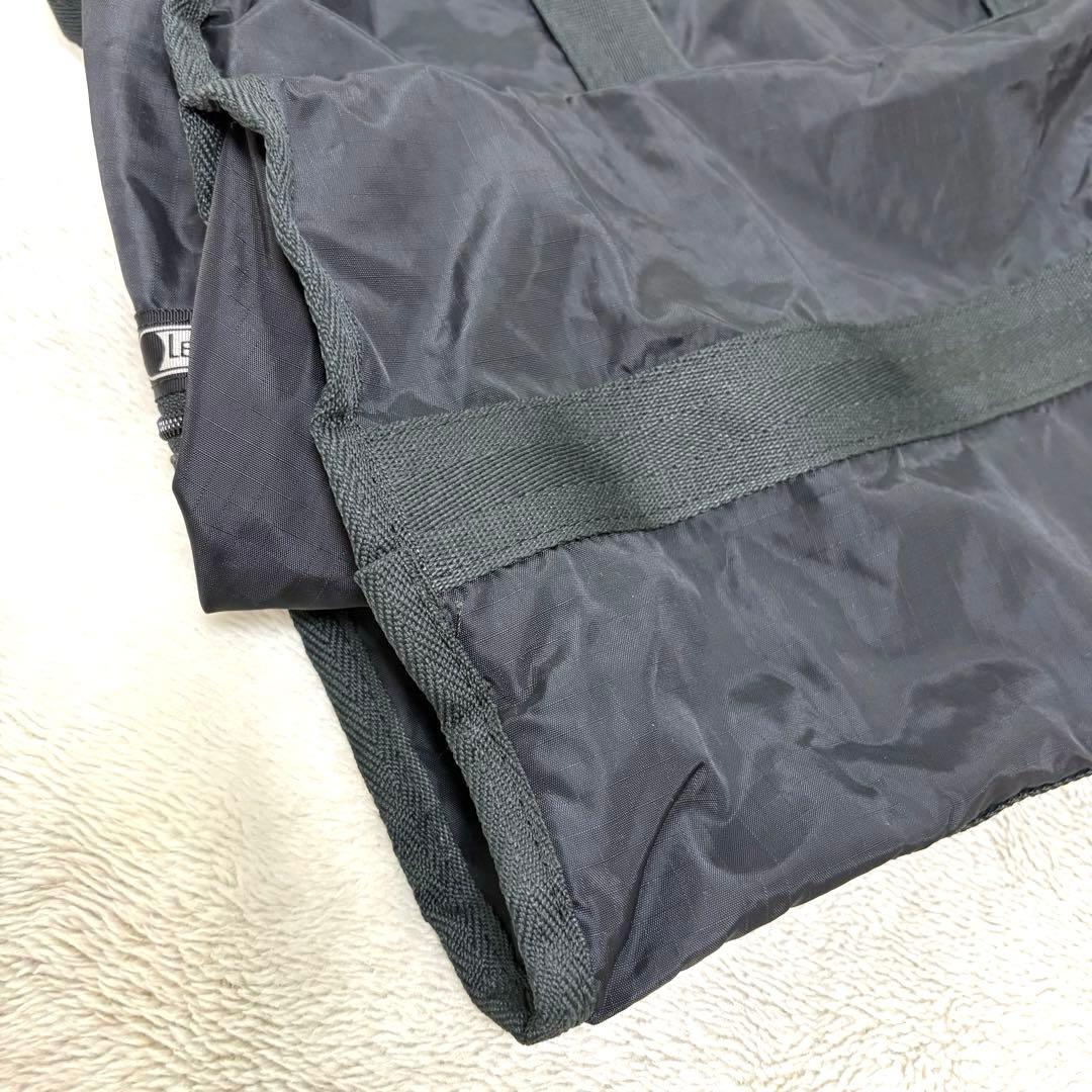 【美品】レスポートサック ラージウィークエンダー ボストン 黒 大容量　鍵付き