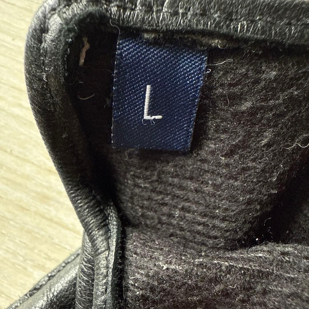 Polo by Ralph Lauren ブラックレザー手袋